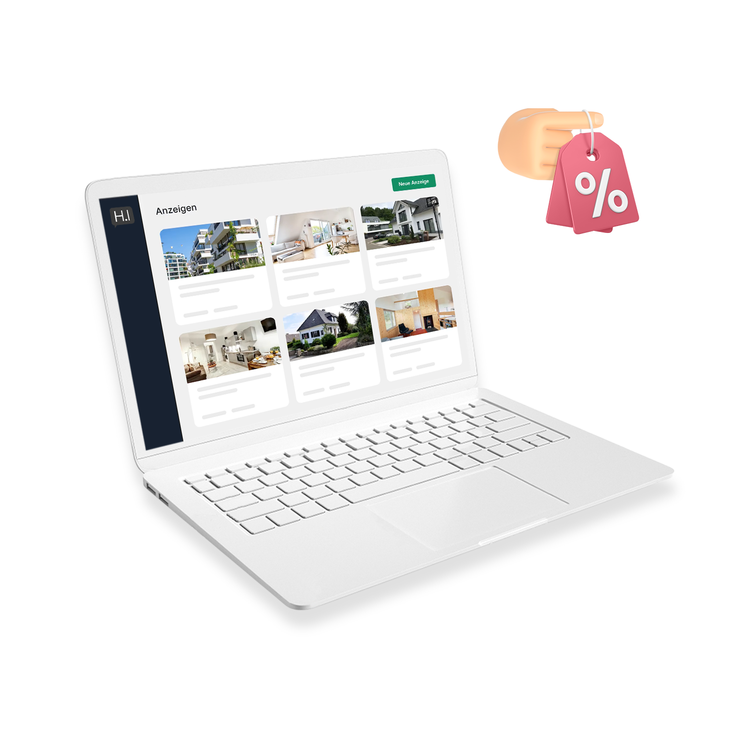 Vermietung und Verkauf